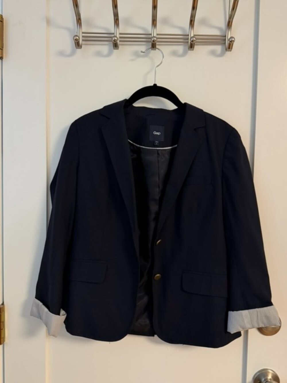 GAP Navy Blue Women's Blazer (size 6)